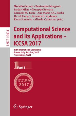 Cover of the book Computational Science and Its Applications – ICCSA 2017 by Vikenti Gorokhovski
