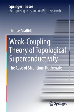 Book cover of Weak-Coupling Theory of Topological Superconductivity
