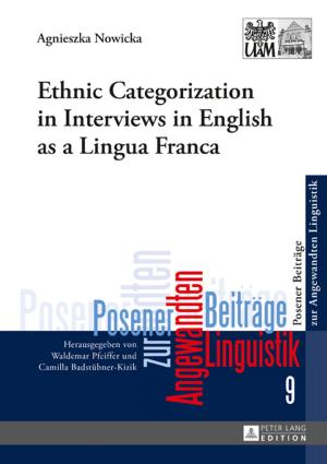 Cover of the book Ethnic Categorization in Interviews in English as a Lingua Franca by Olivier de Maret
