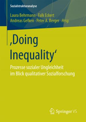 Cover of the book ‚Doing Inequality‘ by Ulf von Krause
