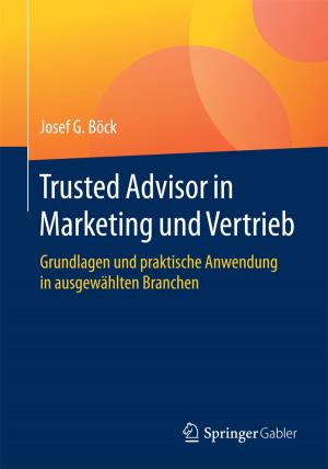 Cover of the book Trusted Advisor in Marketing und Vertrieb by Natascha Bagherpour Kashani, Hatto Brenner