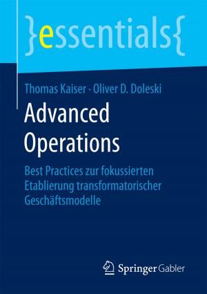 Cover of the book Advanced Operations by Jens Benicke