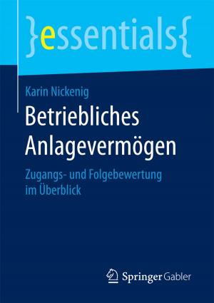 Cover of the book Betriebliches Anlagevermögen by Jens Fuderholz