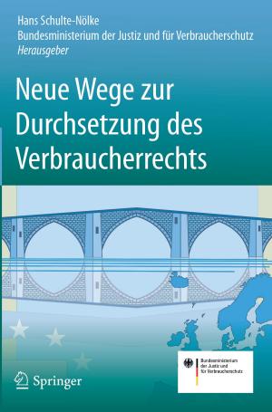 Cover of the book Neue Wege zur Durchsetzung des Verbraucherrechts by Andreas Meier, Henrik Stormer