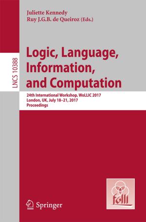 Cover of the book Logic, Language, Information, and Computation by Leonhard Held, Daniel Sabanés Bové