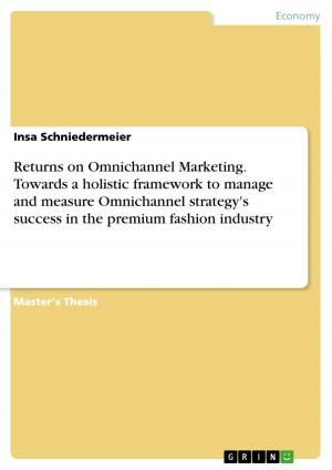 Cover of the book Returns on Omnichannel Marketing. Towards a holistic framework to manage and measure Omnichannel strategy's success in the premium fashion industry by Elisabeth Czok