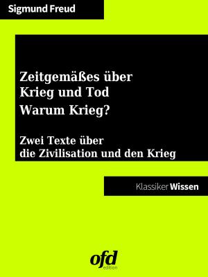 Cover of the book Zeitgemäßes über Krieg und Tod - Warum Krieg? by Jörg Becker