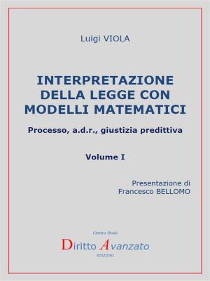 Cover of Interpretazione della legge con modelli matematici. Processo, a.d.r., giustizia predittiva