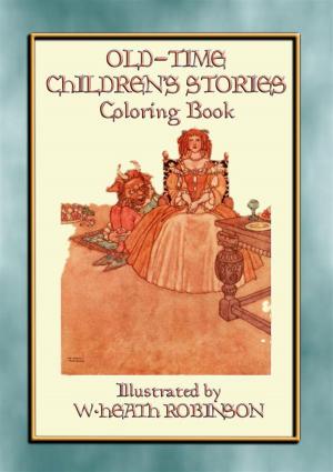 Book cover of OLD-TIME CHILDREN'S STORIES Activity Colouring Book