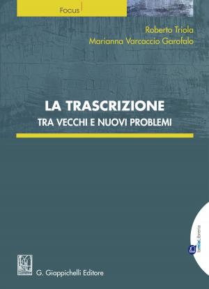 Cover of the book La trascrizione by Riziero Angeletti