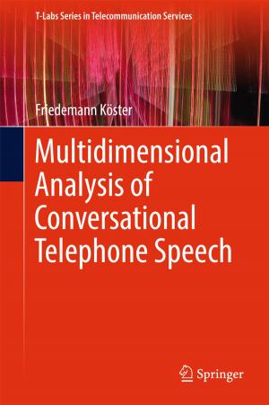 Cover of the book Multidimensional Analysis of Conversational Telephone Speech by Tao-Tao Zhuang