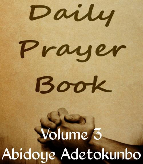 Cover of the book Daily Prayer Vol. 3 by Adetokunbo Abidoye, Adetokunbo Abidoye
