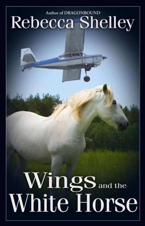 Cover of the book Wings and the White Horse by Rebecca Shelley, Wonder Realms Books