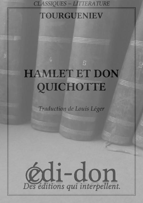 Cover of the book Hamlet et Don Quichotte by Tourgueniev, Edi-don
