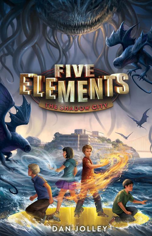 Cover of the book Five Elements #2: The Shadow City by Dan Jolley, HarperCollins