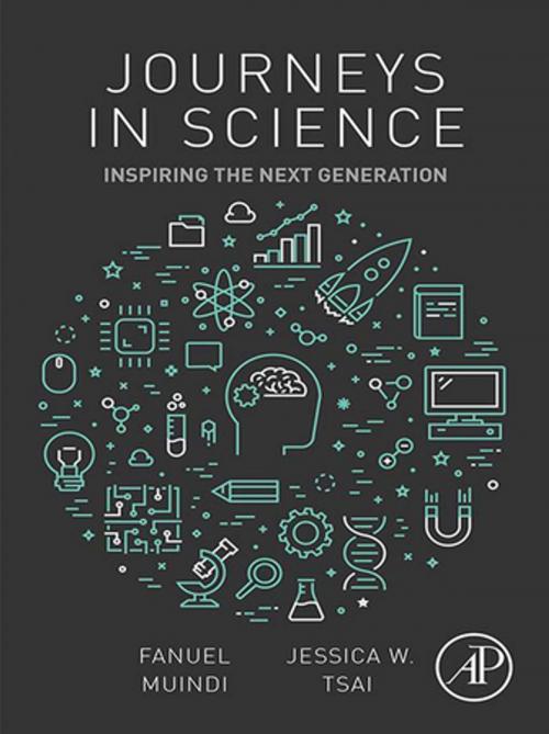 Cover of the book Journeys in Science by Fanuel Muindi, Jessica W. Tsai, Elsevier Science