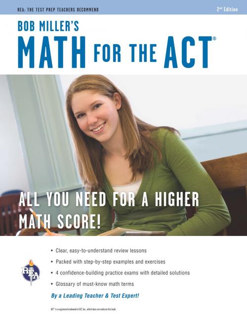 Cover of the book Math for the ACT 2nd Ed., Bob Miller's by Bob Miller, Research & Education Association