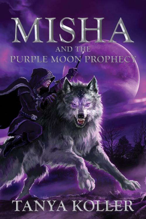 Cover of the book Misha and the Purple Moon Prophecy by Tanya Koller, Tellwell Talent
