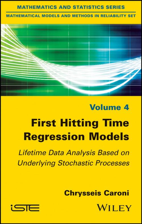 Cover of the book First Hitting Time Regression Models by Chrysseis Caroni, Wiley