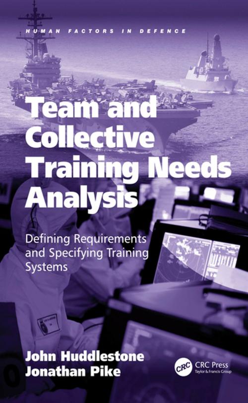 Cover of the book Team and Collective Training Needs Analysis by John Huddlestone, Jonathan Pike, CRC Press