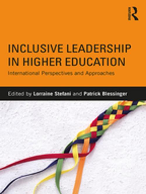Cover of the book Inclusive Leadership in Higher Education by , Taylor and Francis