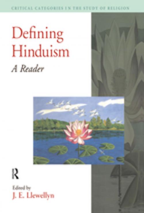 Cover of the book Defining Hinduism by J. E. Llewellyn, Taylor and Francis