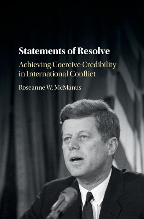 Cover of the book Statements of Resolve by Roseanne W. McManus, Cambridge University Press