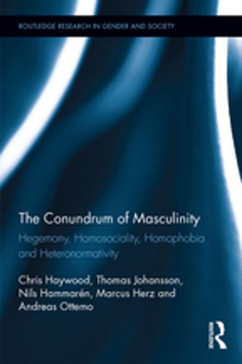 Cover of the book The Conundrum of Masculinity by Chris Haywood, Thomas Johansson, Nils Hammarén, Marcus Herz, Andreas Ottemo, Taylor and Francis