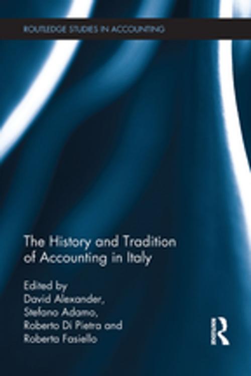 Cover of the book The History and Tradition of Accounting in Italy by , Taylor and Francis