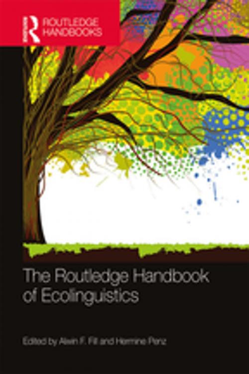 Cover of the book The Routledge Handbook of Ecolinguistics by , Taylor and Francis