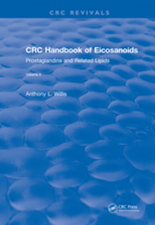 Cover of the book CRC Handbook of Eicosanoids, Volume II by A. L. Willis, CRC Press