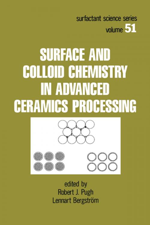 Cover of the book Surface and Colloid Chemistry in Advanced Ceramics Processing by , CRC Press