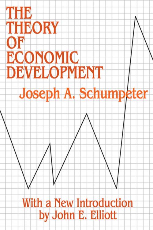 Cover of the book Theory of Economic Development by Joseph A Schumpeter, Taylor and Francis