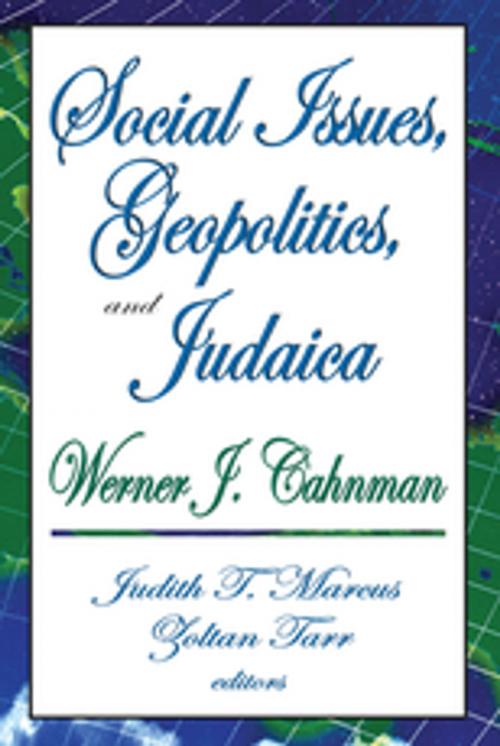 Cover of the book Social Issues, Geopolitics, and Judaica by , Taylor and Francis