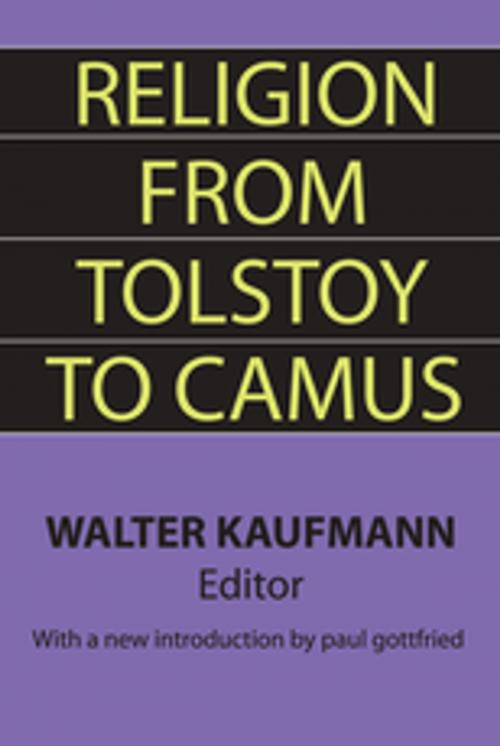 Cover of the book Religion from Tolstoy to Camus by , Taylor and Francis