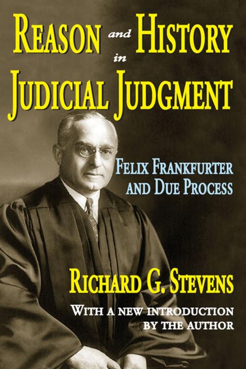 Cover of the book Reason and History in Judicial Judgment by Richard Stevens, Taylor and Francis