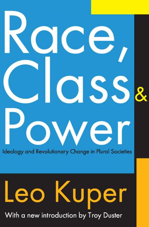 Cover of the book Race, Class, and Power by Leo Kuper, Taylor and Francis