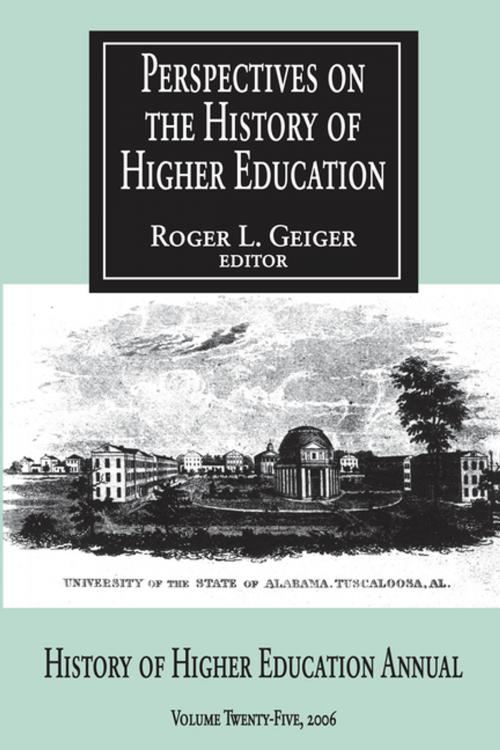 Cover of the book Perspectives on the History of Higher Education by , Taylor and Francis