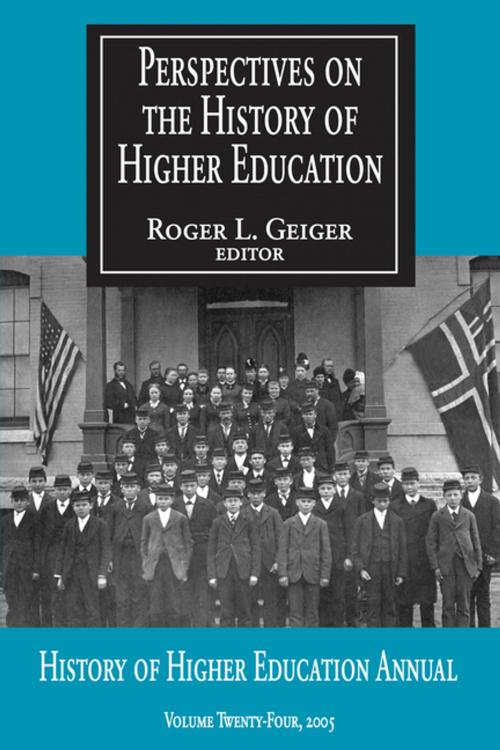 Cover of the book Perspectives on the History of Higher Education by Roger L. Geiger, Taylor and Francis