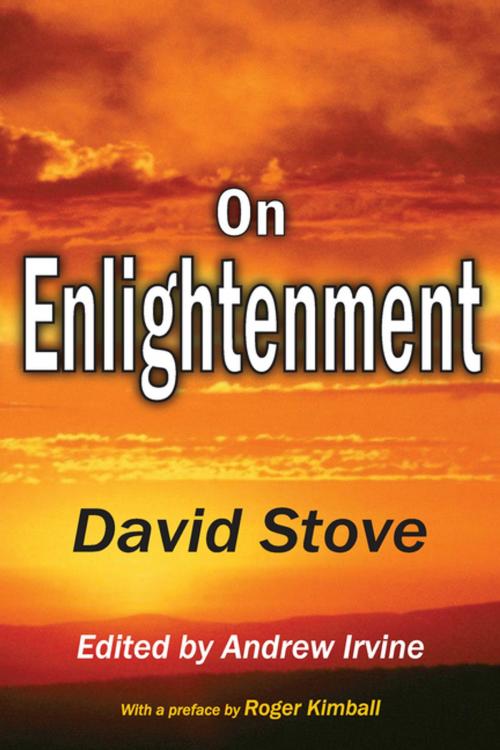 Cover of the book On Enlightenment by David Stove, Taylor and Francis