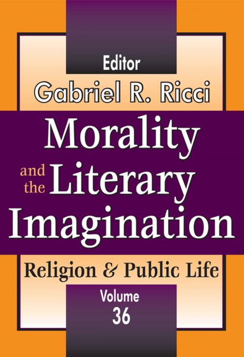 Cover of the book Morality and the Literary Imagination by , Taylor and Francis