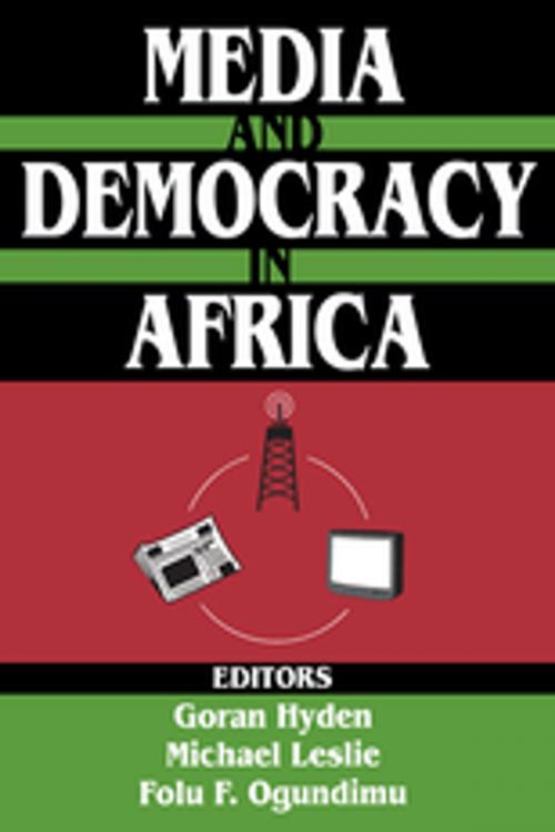 Cover of the book Media and Democracy in Africa by Michael Leslie, Taylor and Francis