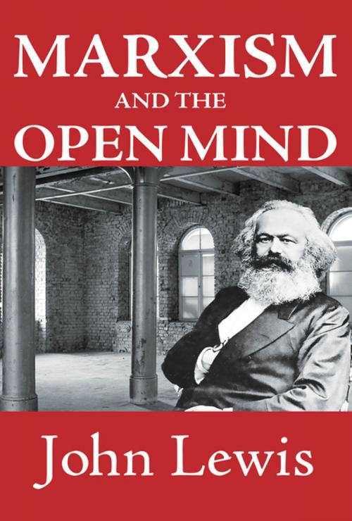 Cover of the book Marxism and the Open Mind by , Taylor and Francis