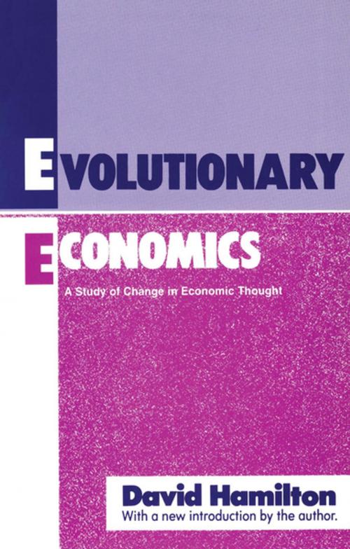 Cover of the book Evolutionary Economics by David Hamilton, Taylor and Francis