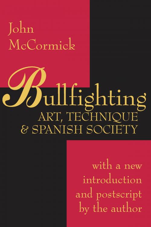 Cover of the book Bullfighting by John McCormick, Taylor and Francis