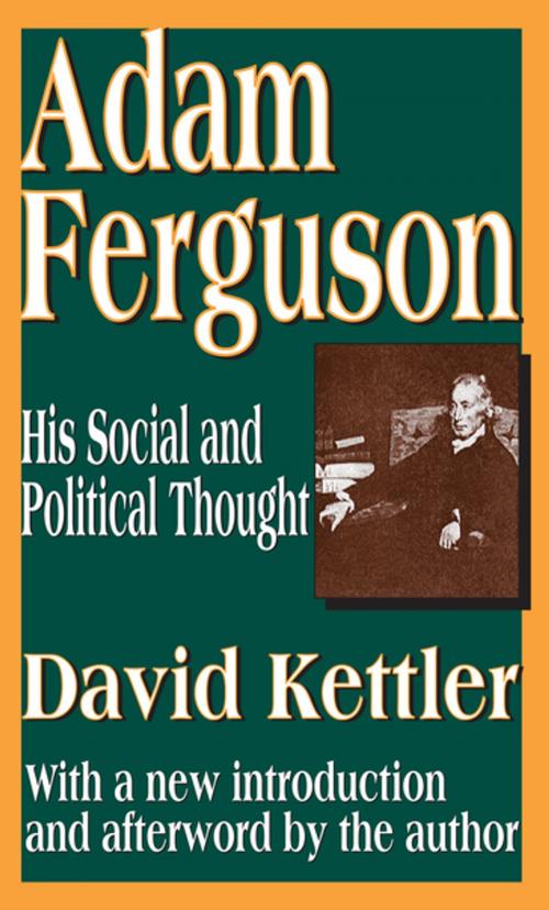 Cover of the book Adam Ferguson by David Kettler, Taylor and Francis