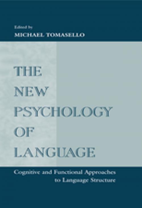 Cover of the book The New Psychology of Language by , Taylor and Francis
