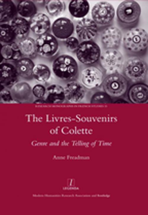 Cover of the book The Livres-souvenirs of Colette by Anne Freadman, Taylor and Francis