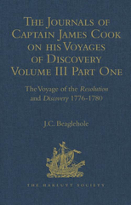 Cover of the book The Journals of Captain James Cook on his Voyages of Discovery by J.C. Beaglehole, Taylor and Francis