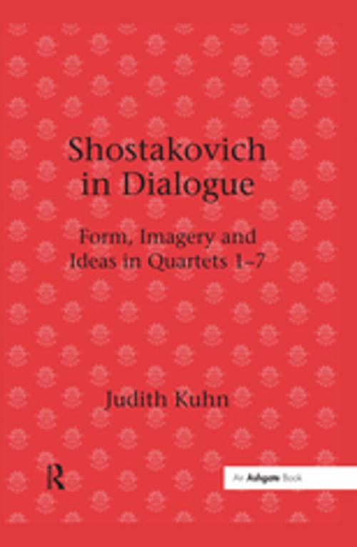 Cover of the book Shostakovich in Dialogue by Judith Kuhn, Taylor and Francis